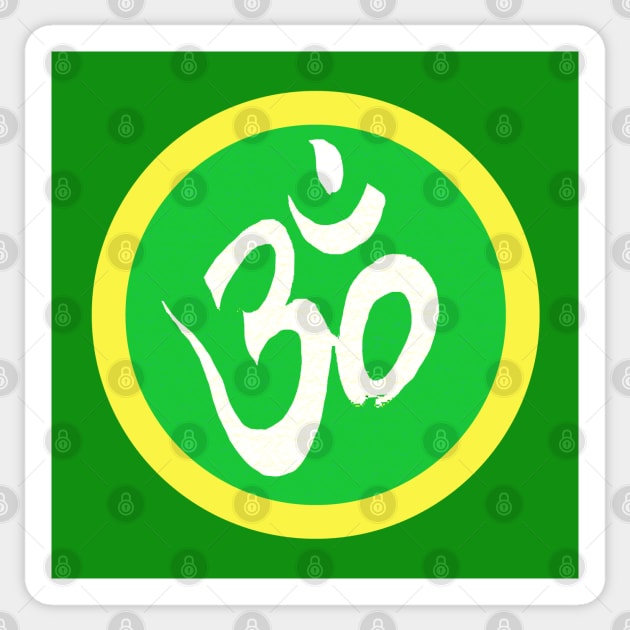 Spiritual Awakening OM Yoga Meditation Sticker by PlanetMonkey